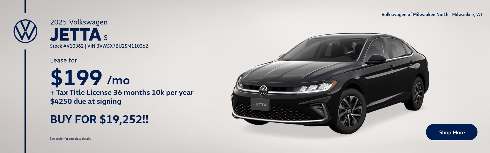 2025 Volkswagen Jetta S