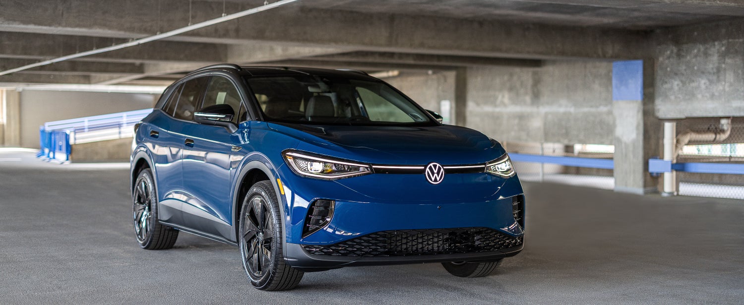 2026 Volkswagen ID.4 parked in a parking garage
